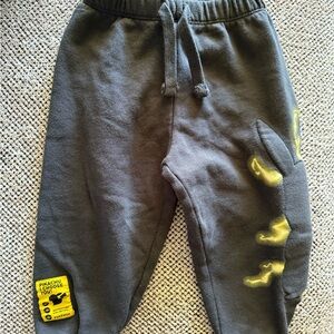 ZARA NWT Baby Boy Pikachu Pokemon Plush Black Joggers